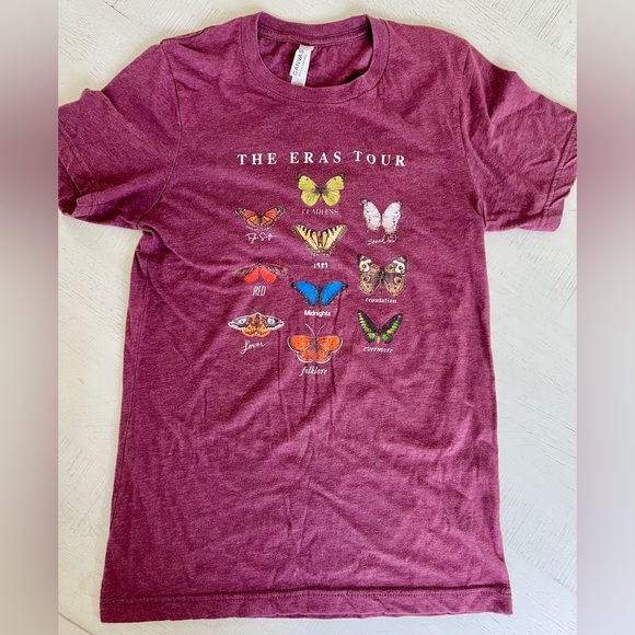 Bella Canvas Tops - The Eras Tour Taylor Swift Graphic T shirt